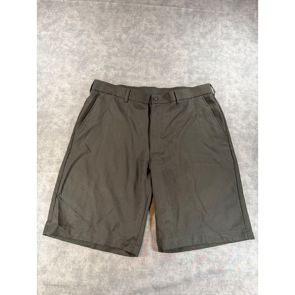 Ben Hogan Performance Golf Shorts Men's 34 Dark Gray Flat Front Athletic